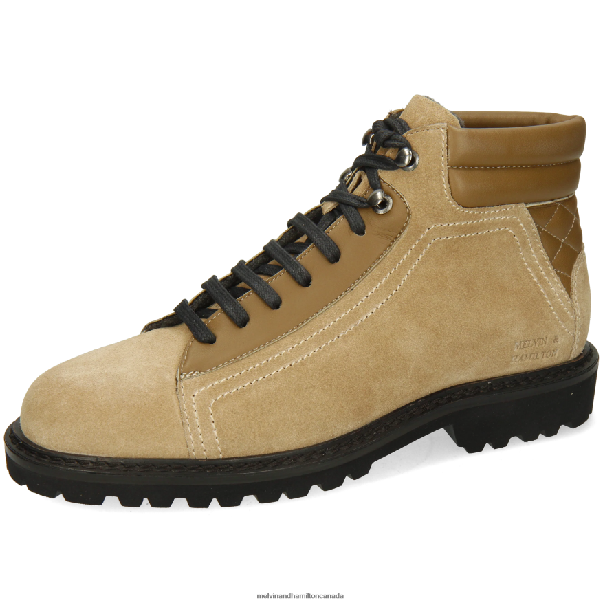 Men Melvin & Hamilton Beige Pawel 3 Ankle Boots P4V68P108