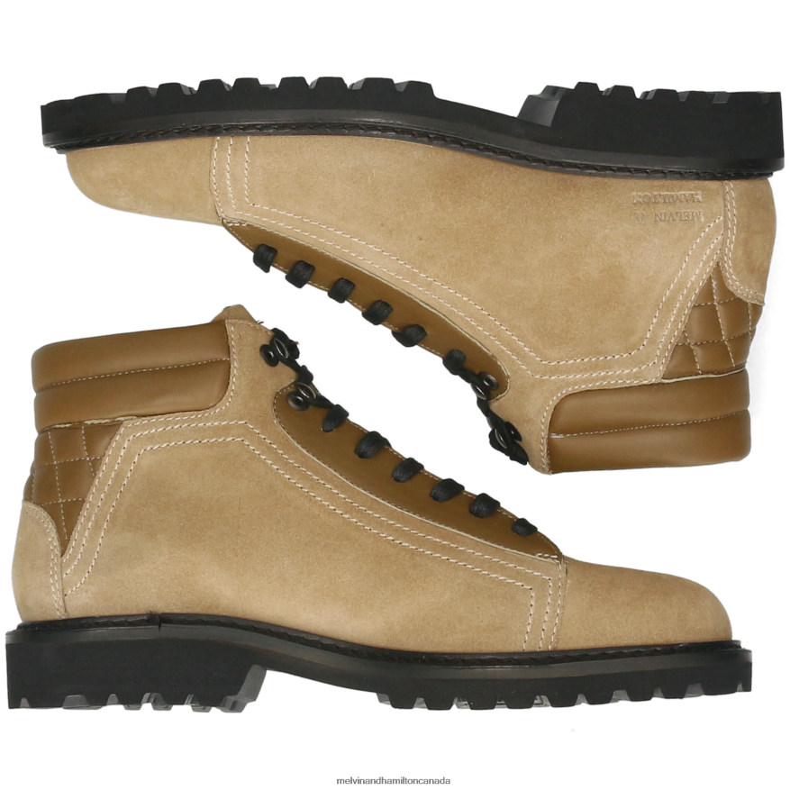 Men Melvin & Hamilton Beige Pawel 3 Ankle Boots P4V68P108