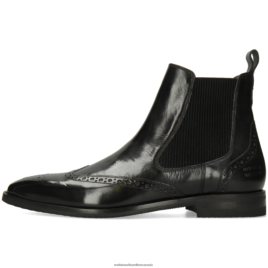 Men Melvin & Hamilton Black Alex 9 Ankle Boots P4V68P74
