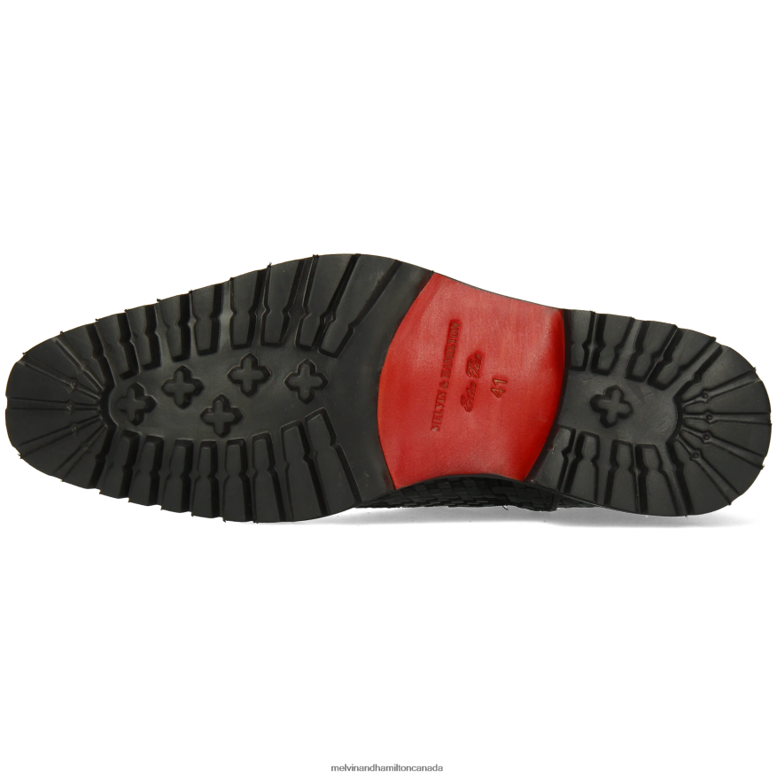 Men Melvin & Hamilton Black Carlo 5 Ankle Boots P4V68P122