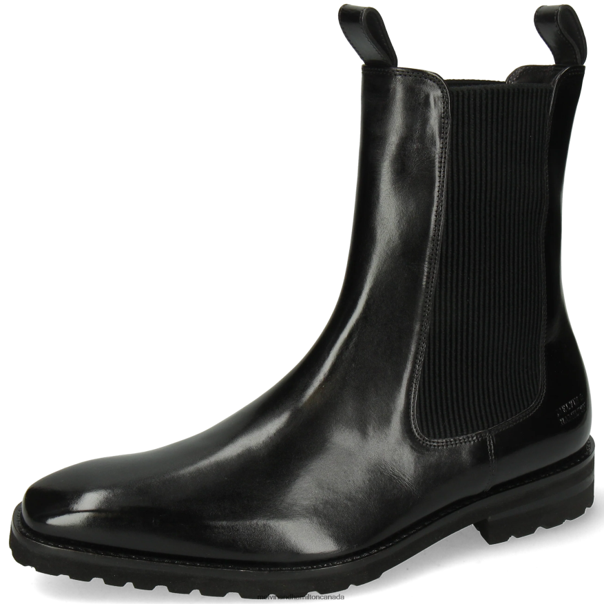 Men Melvin & Hamilton Black Clark 49 Ankle Boots P4V68P56