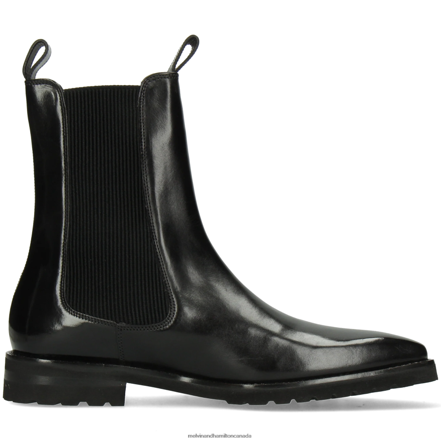 Men Melvin & Hamilton Black Clark 49 Ankle Boots P4V68P56