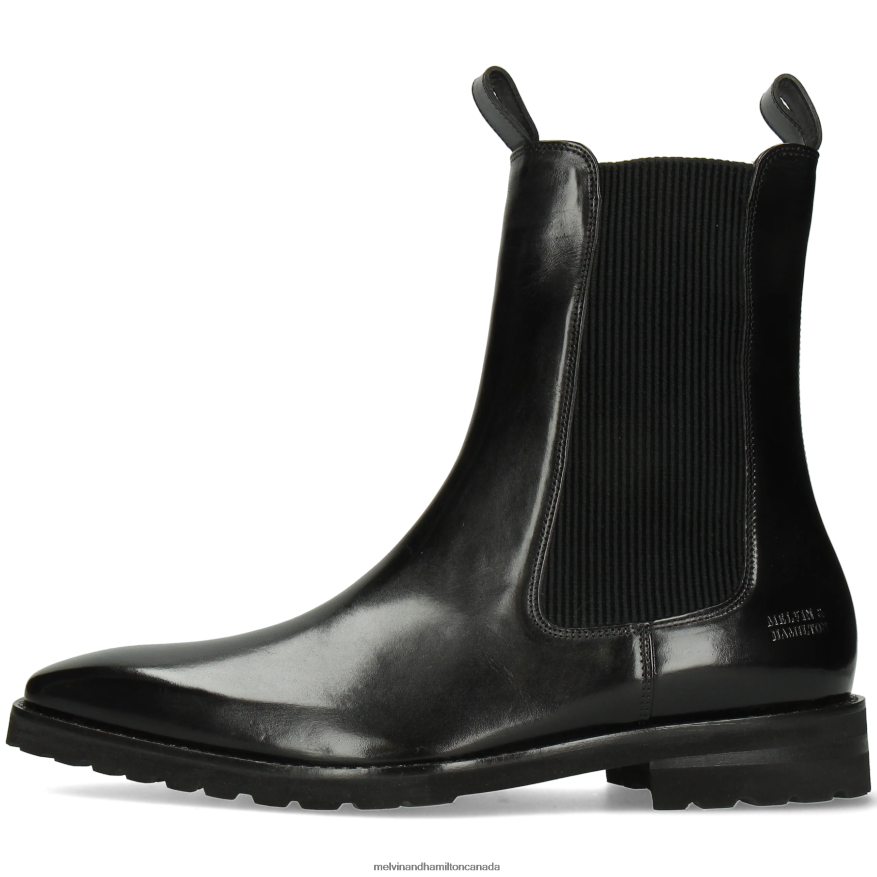 Men Melvin & Hamilton Black Clark 49 Ankle Boots P4V68P56