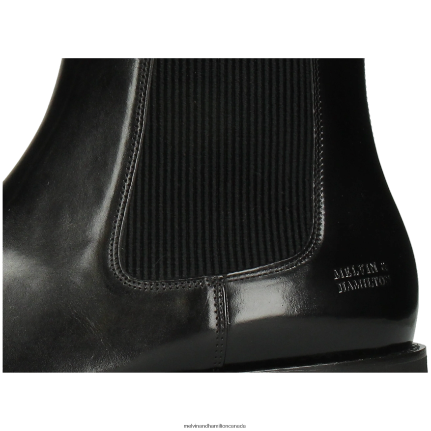 Men Melvin & Hamilton Black Clark 49 Ankle Boots P4V68P56