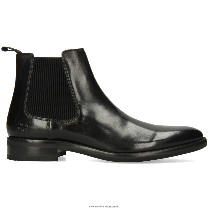 Men Melvin & Hamilton Black Clint 7 Ankle Boots P4V68P4