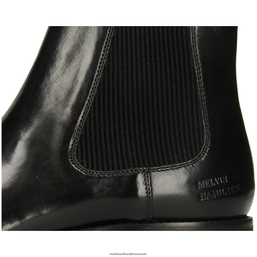 Men Melvin & Hamilton Black Clint 7 Ankle Boots P4V68P4