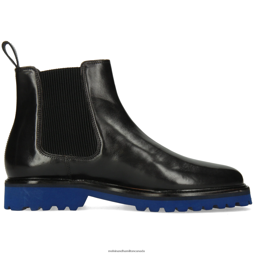 Men Melvin & Hamilton Black Dexter 2 Ankle Boots P4V68P65