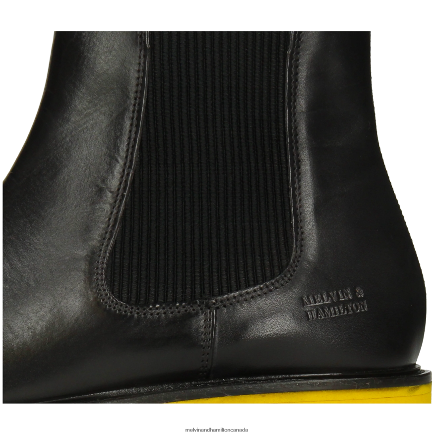 Men Melvin & Hamilton Black Dexter 2 Ankle Boots P4V68P86