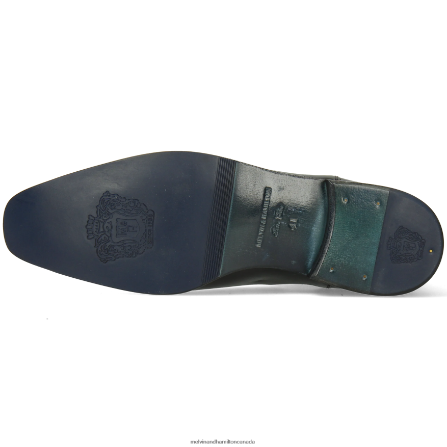 Men Melvin & Hamilton Black Elyas 5 Ankle Boots P4V68P10