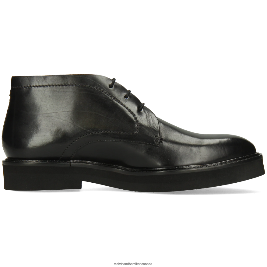 Men Melvin & Hamilton Black Felix 1 Ankle Boots P4V68P54
