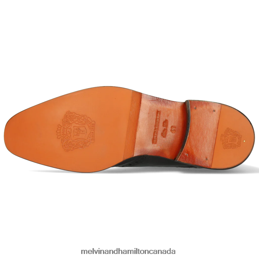 Men Melvin & Hamilton Black Jeff 7 Ankle Boots P4V68P126