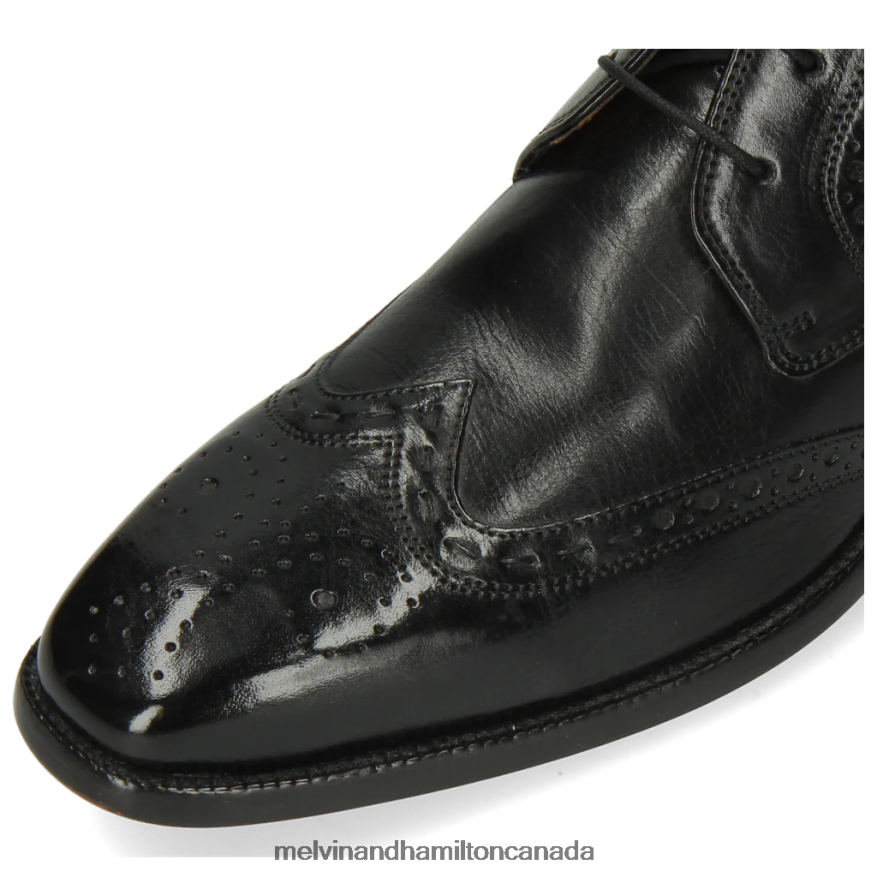 Men Melvin & Hamilton Black Jeff 7 Ankle Boots P4V68P126