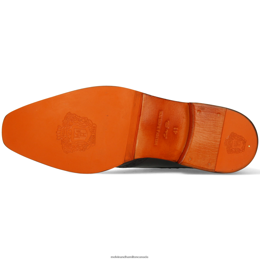 Men Melvin & Hamilton Black Jeff 7 Ankle Boots P4V68P6