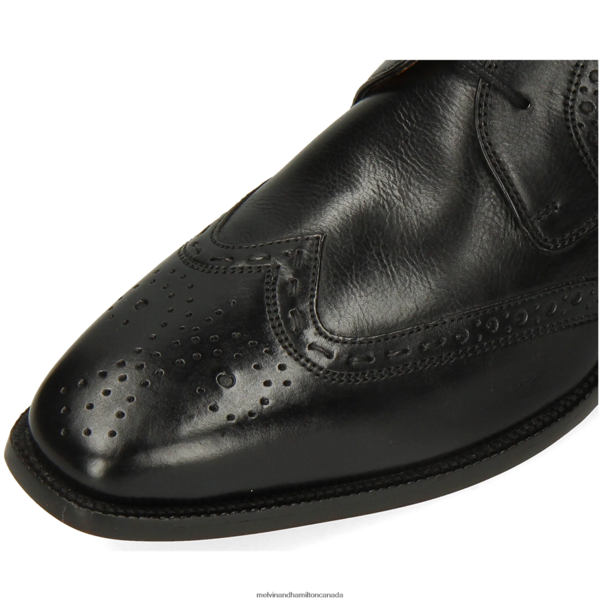 Men Melvin & Hamilton Black Jeff 7 Ankle Boots P4V68P6