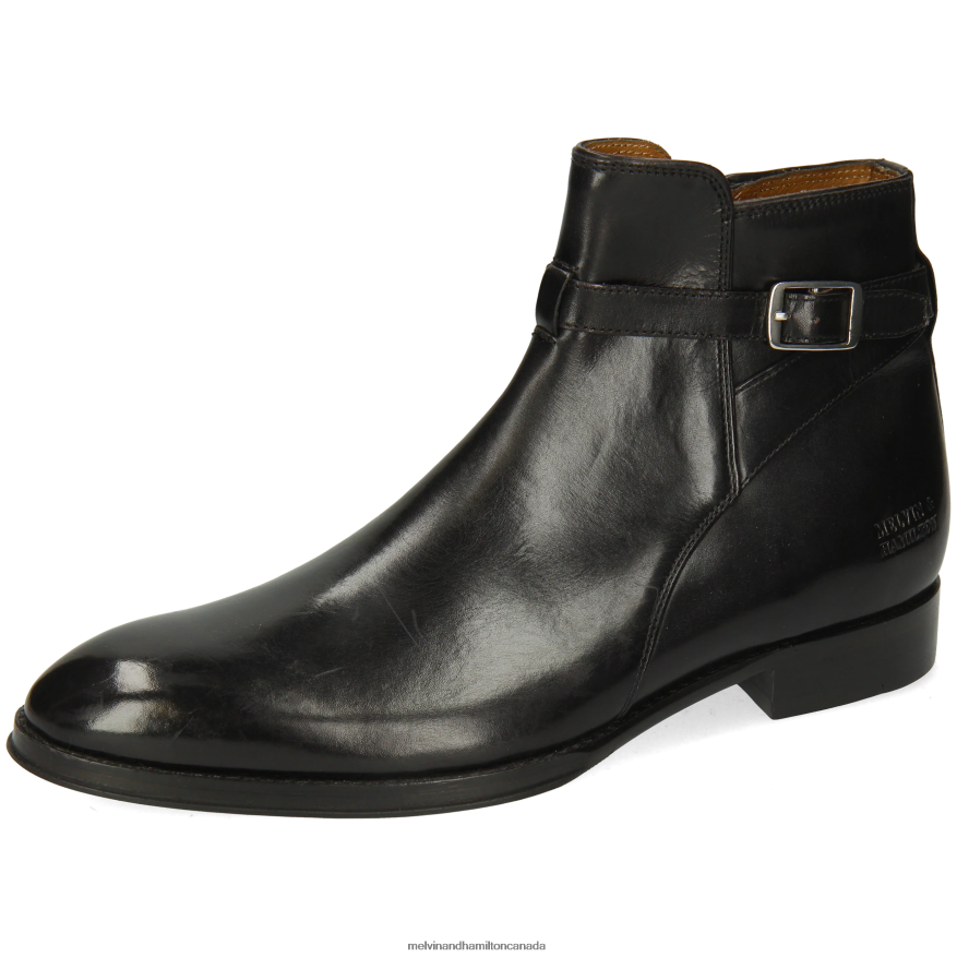 Men Melvin & Hamilton Black Kane 1 Ankle Boots P4V68P125