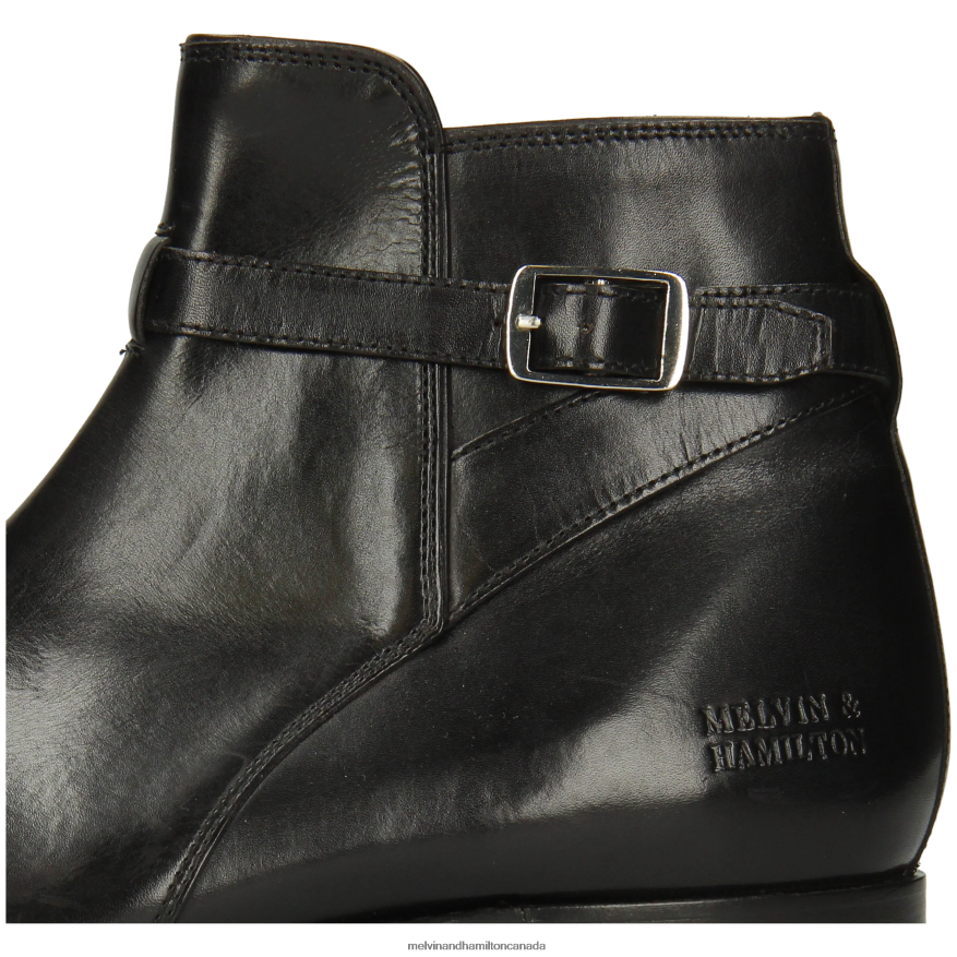 Men Melvin & Hamilton Black Kane 1 Ankle Boots P4V68P125
