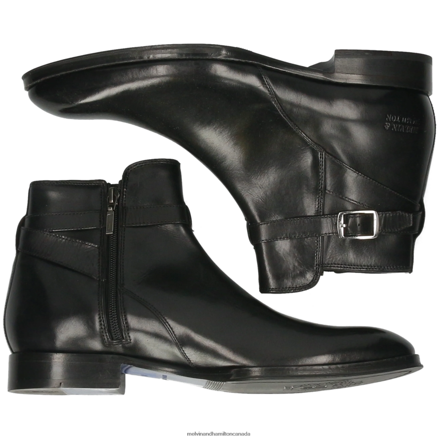 Men Melvin & Hamilton Black Kane 1 Ankle Boots P4V68P125