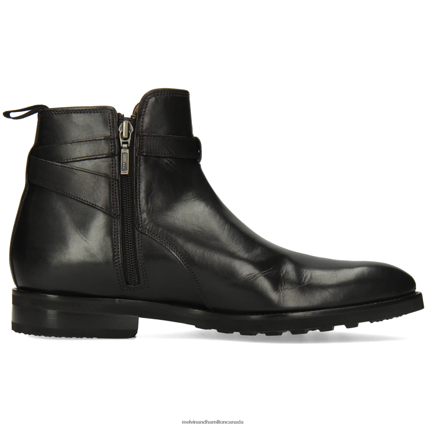 Men Melvin & Hamilton Black Kane 1 Ankle Boots P4V68P91