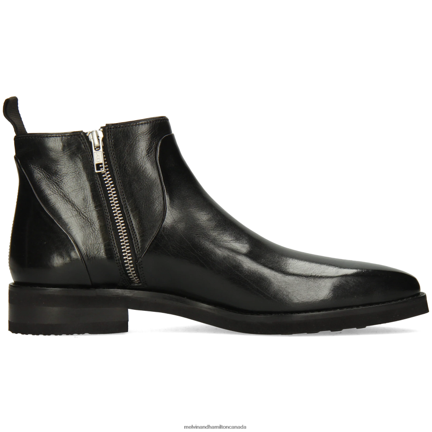 Men Melvin & Hamilton Black Lance 51 Ankle Boots P4V68P93