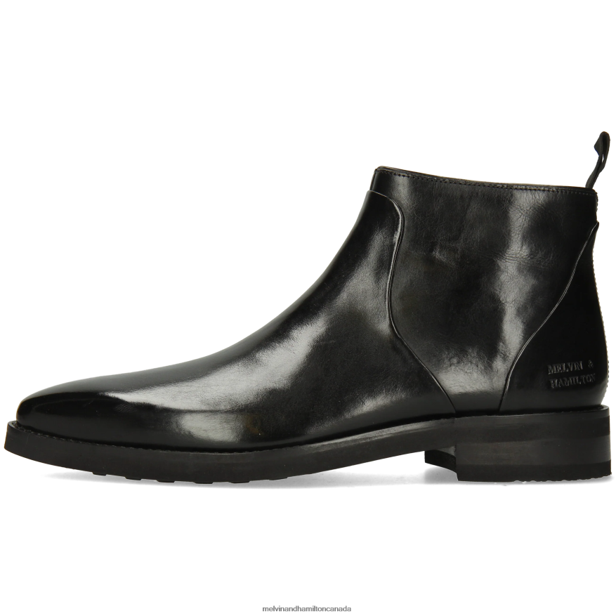 Men Melvin & Hamilton Black Lance 51 Ankle Boots P4V68P93