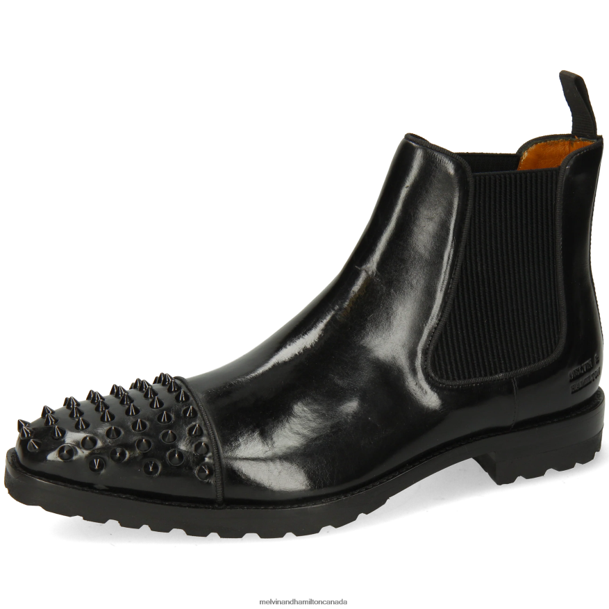 Men Melvin & Hamilton Black Lewis 57 Ankle Boots P4V68P78