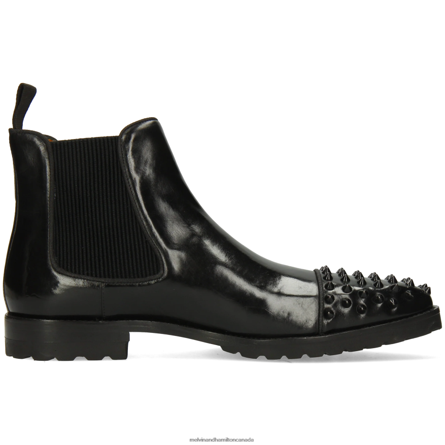 Men Melvin & Hamilton Black Lewis 57 Ankle Boots P4V68P78