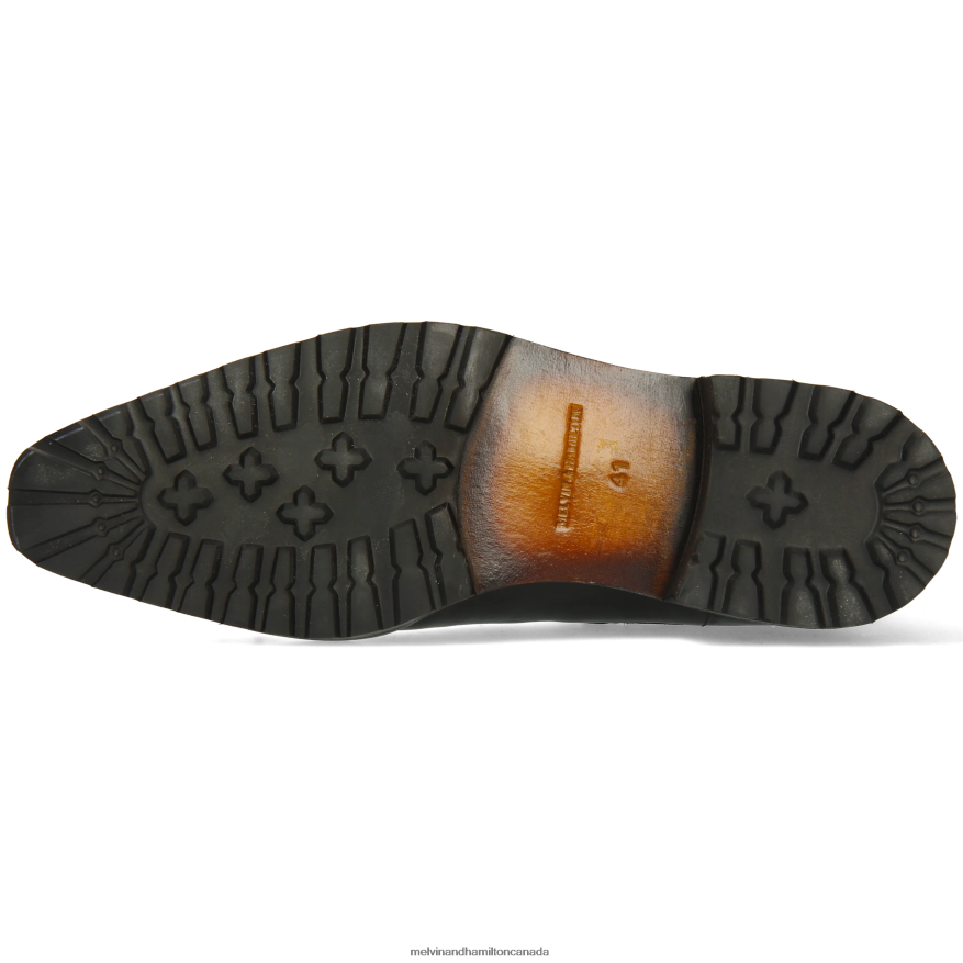 Men Melvin & Hamilton Black Lewis 57 Ankle Boots P4V68P78