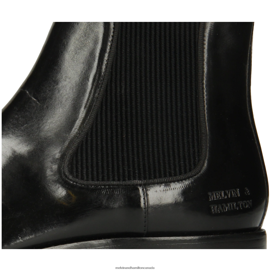 Men Melvin & Hamilton Black Lewis 57 Ankle Boots P4V68P78