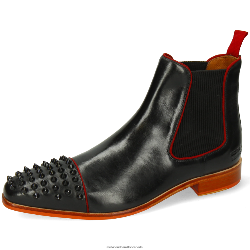 Men Melvin & Hamilton Black Lewis 57 Ankle Boots P4V68P8