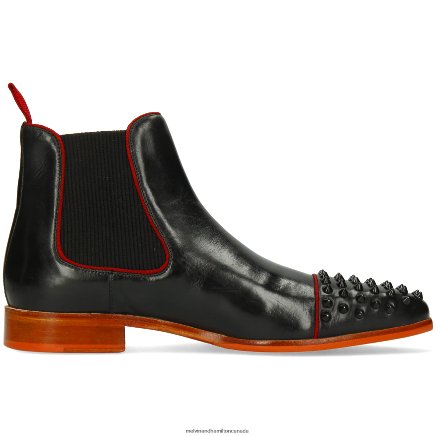 Men Melvin & Hamilton Black Lewis 57 Ankle Boots P4V68P8