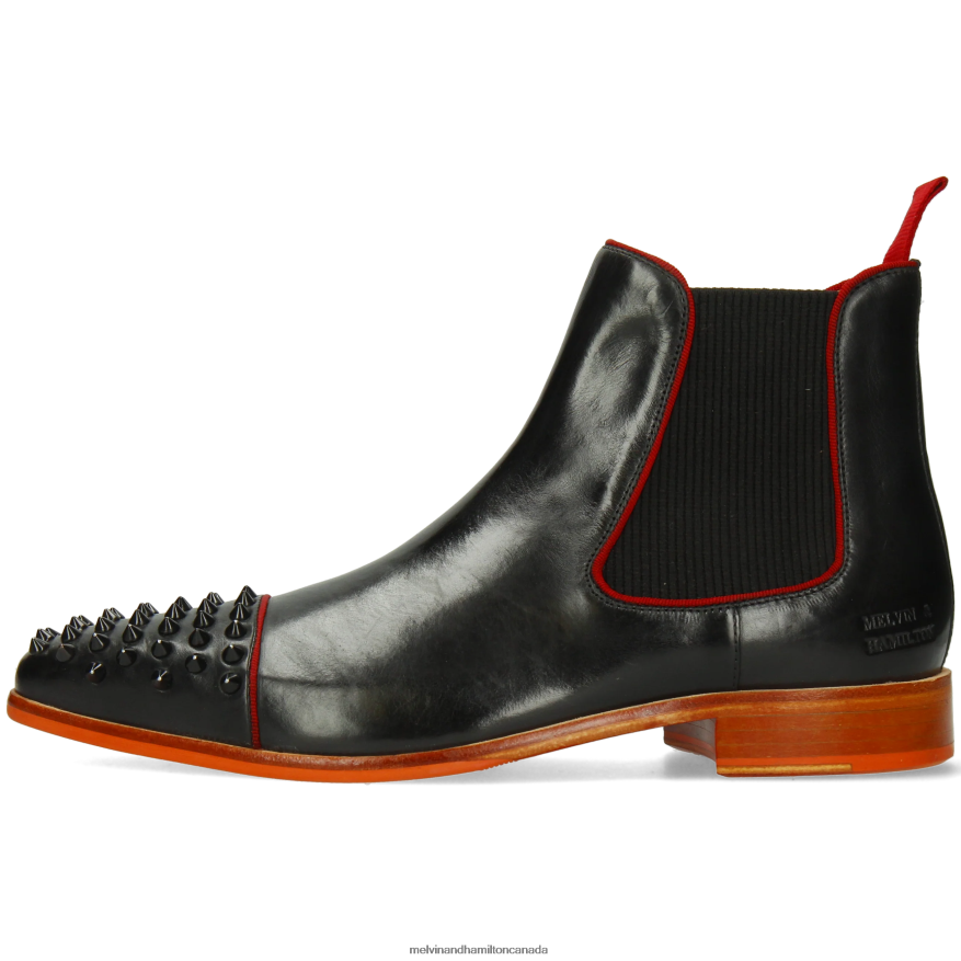 Men Melvin & Hamilton Black Lewis 57 Ankle Boots P4V68P8