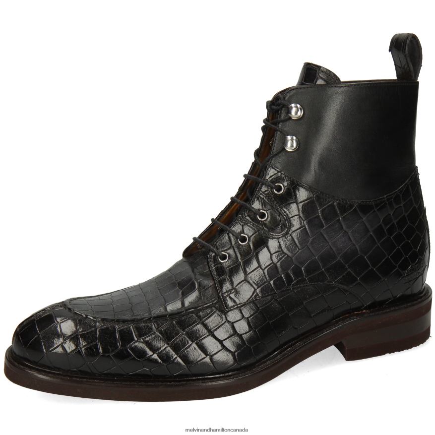 Men Melvin & Hamilton Black Parker 3 Ankle Boots P4V68P58