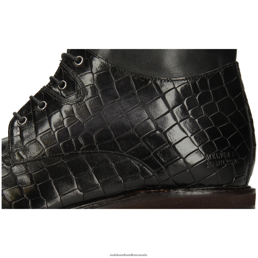 Men Melvin & Hamilton Black Parker 3 Ankle Boots P4V68P58