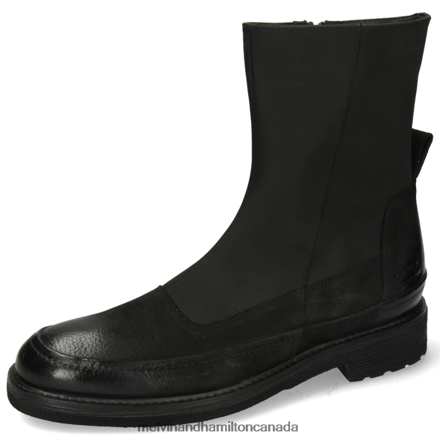 Men Melvin & Hamilton Black Trevor 39 Ankle Boots P4V68P135