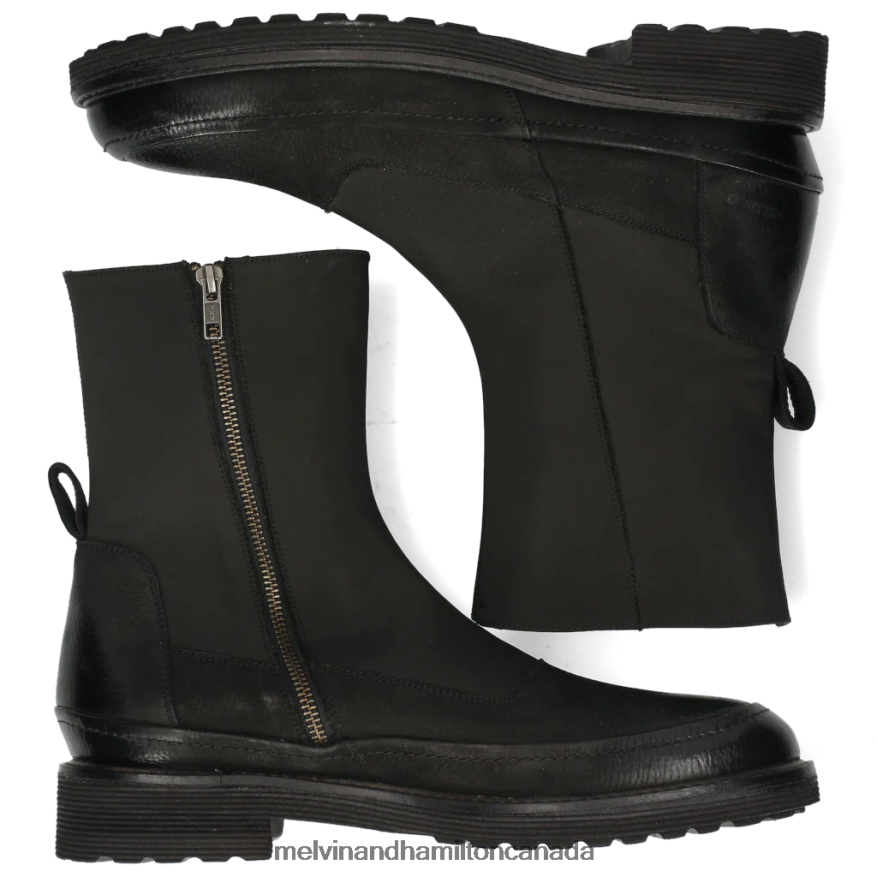 Men Melvin & Hamilton Black Trevor 39 Ankle Boots P4V68P135