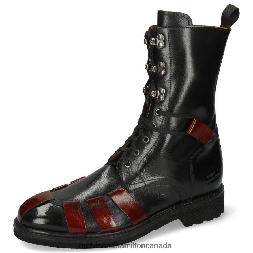 Men Melvin & Hamilton Black Trevor 43 Ankle Boots P4V68P144