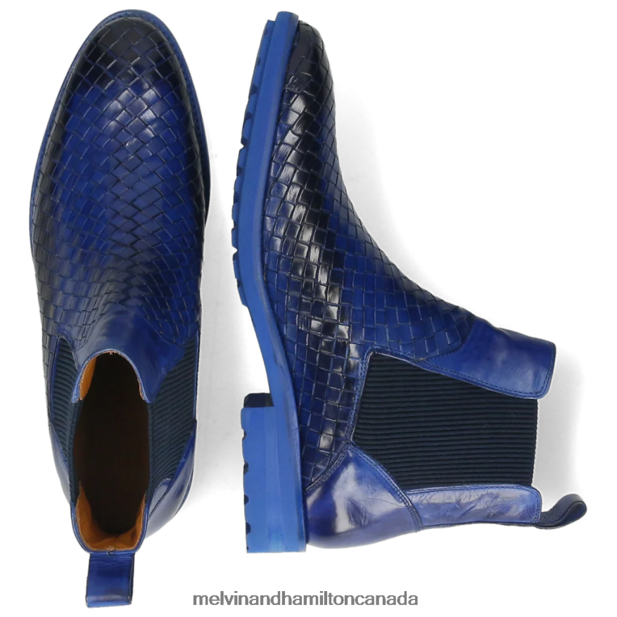 Men Melvin & Hamilton Blue Brad 9 Ankle Boots P4V68P128