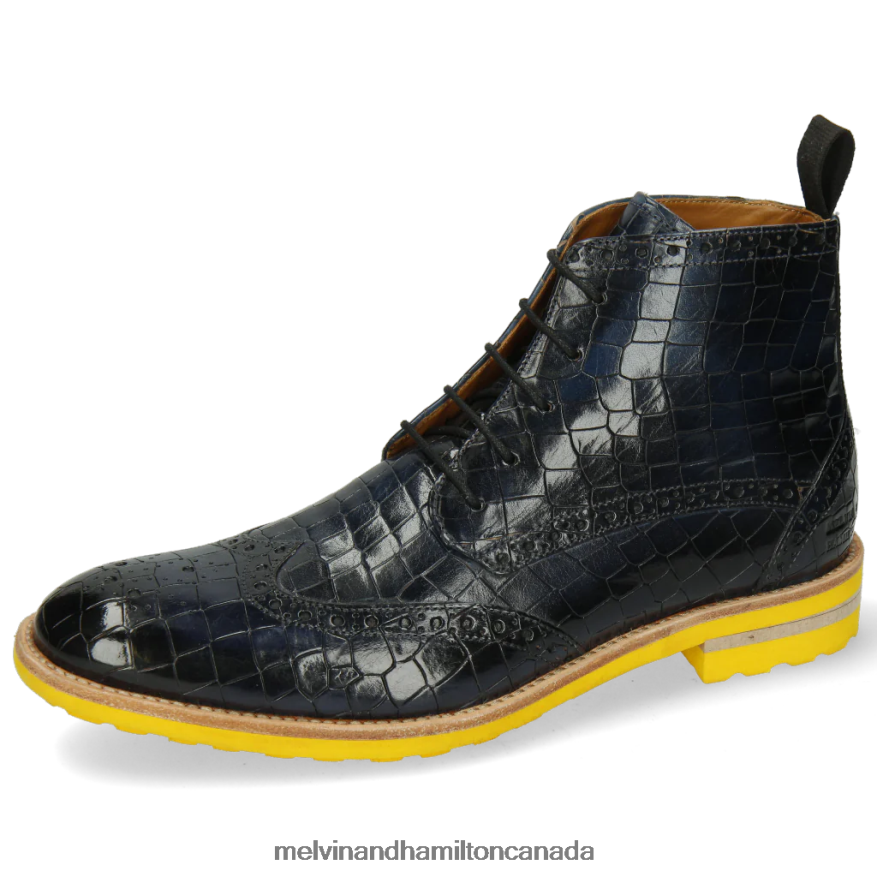 Men Melvin & Hamilton Blue Eddy 10 Ankle Boots P4V68P148