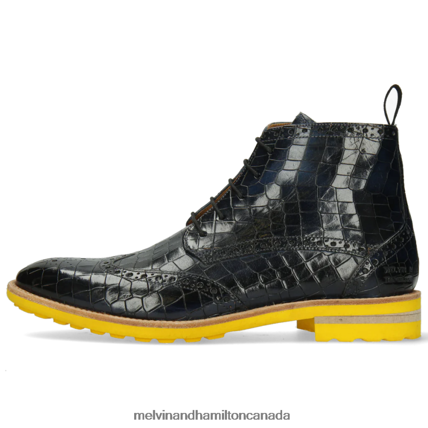 Men Melvin & Hamilton Blue Eddy 10 Ankle Boots P4V68P148