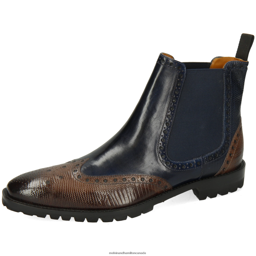 Men Melvin & Hamilton Blue Martin 5 Ankle Boots P4V68P19