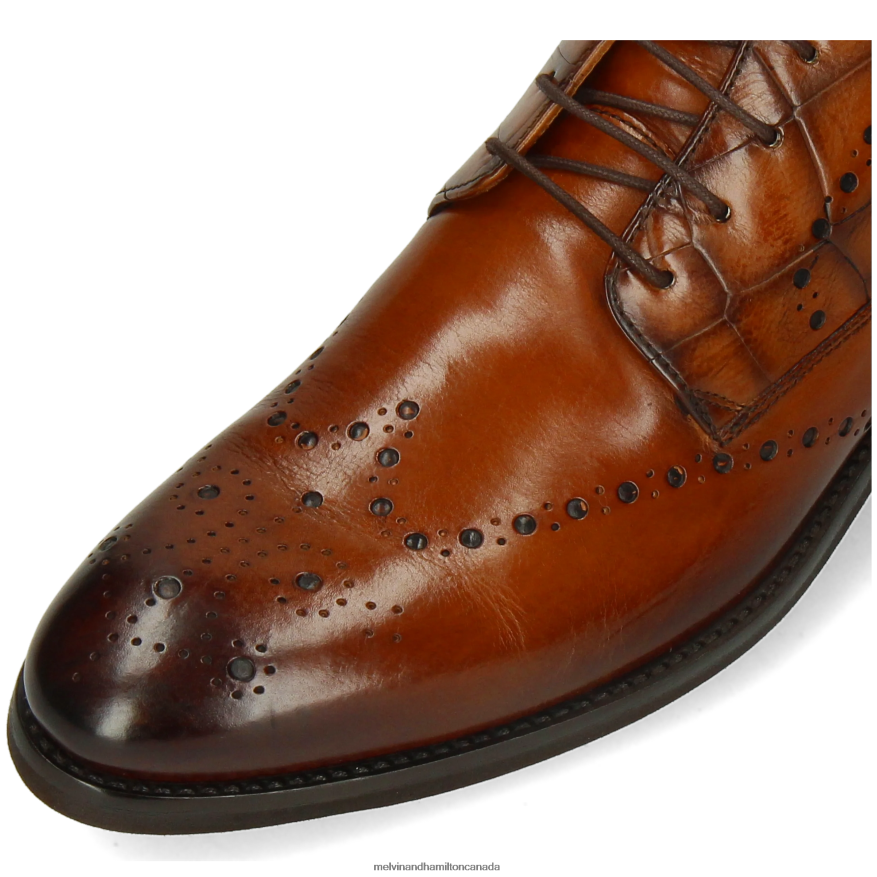 Men Melvin & Hamilton Brown Bobby 9 Ankle Boots P4V68P104