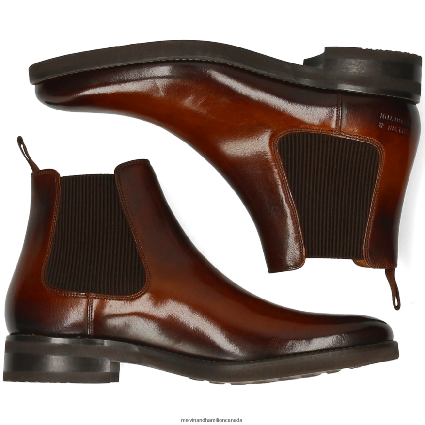 Men Melvin & Hamilton Brown Clint 7 Ankle Boots P4V68P53