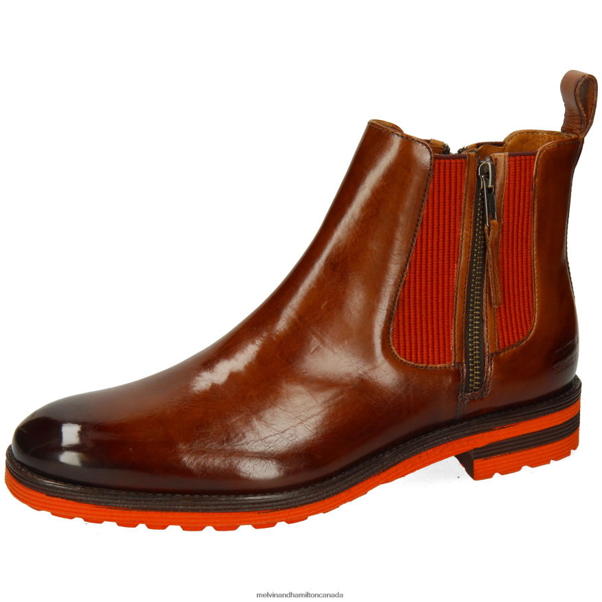 Men Melvin & Hamilton Brown Eddy 25 Ankle Boots P4V68P102