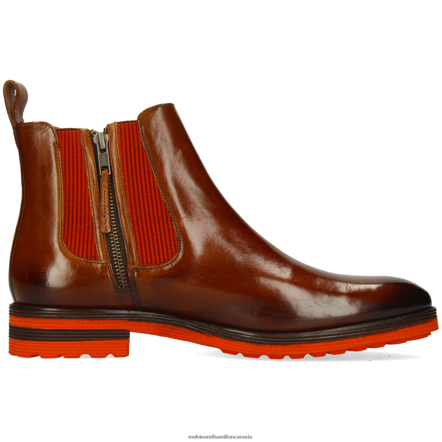 Men Melvin & Hamilton Brown Eddy 25 Ankle Boots P4V68P102