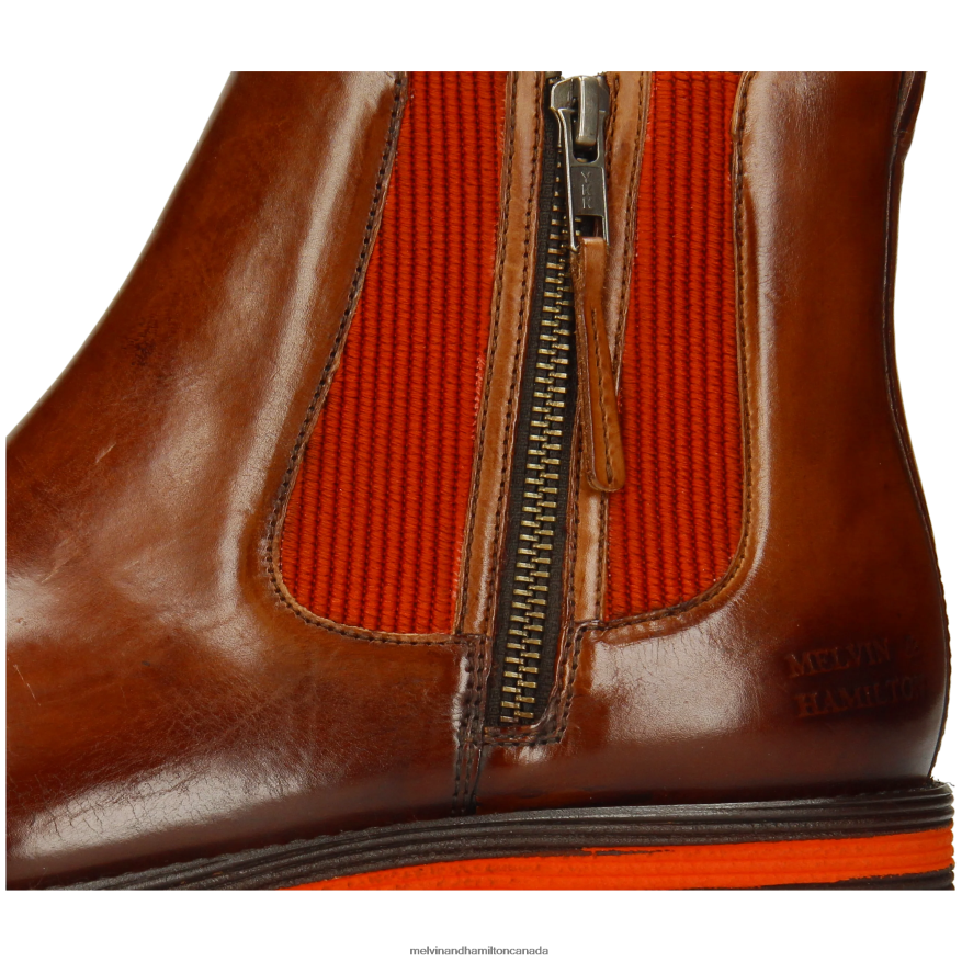 Men Melvin & Hamilton Brown Eddy 25 Ankle Boots P4V68P102