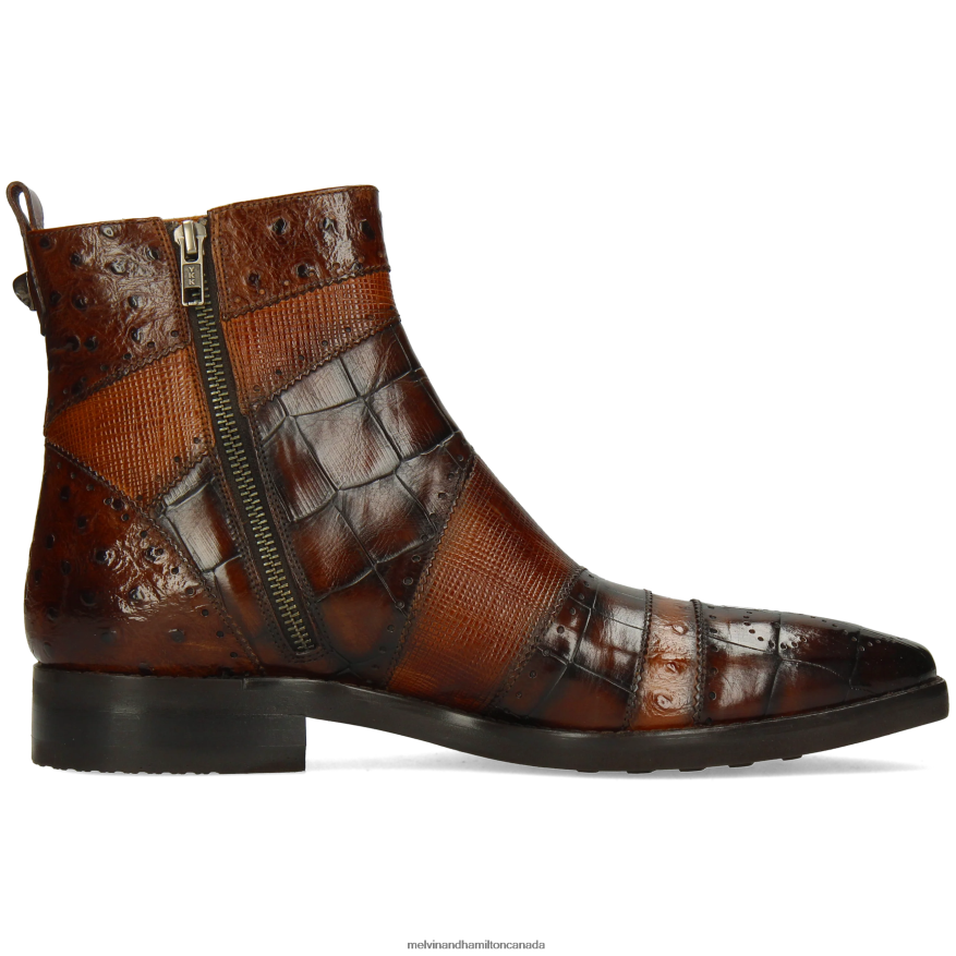 Men Melvin & Hamilton Brown Elvis 26 Ankle Boots P4V68P95