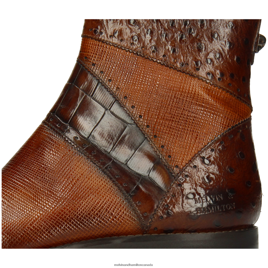 Men Melvin & Hamilton Brown Elvis 26 Ankle Boots P4V68P95