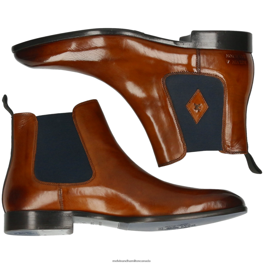 Men Melvin & Hamilton Brown Elyas 5 Ankle Boots P4V68P111