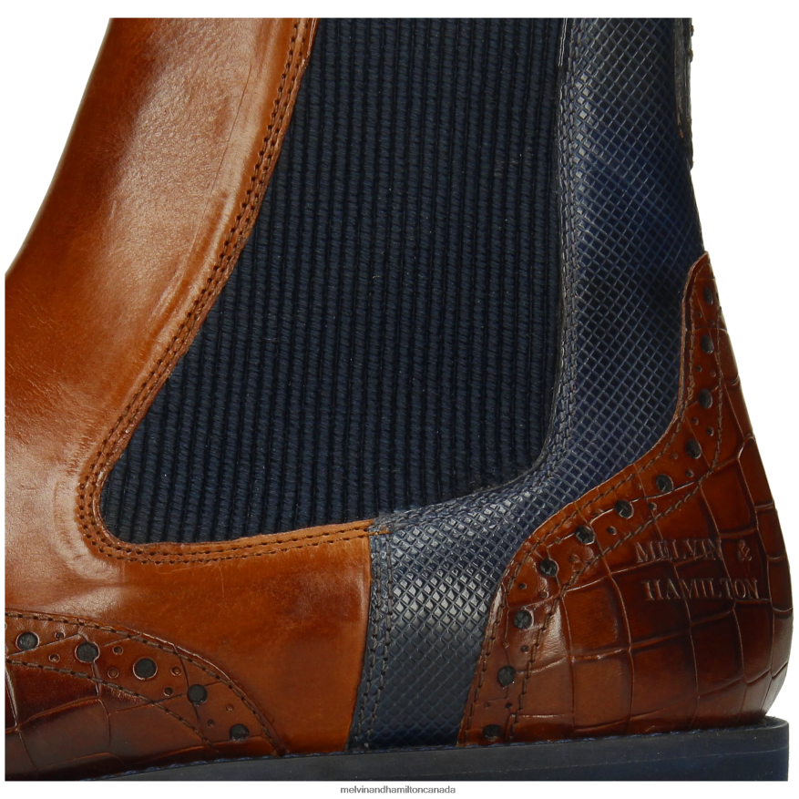 Men Melvin & Hamilton Brown Emil 9 Ankle Boots P4V68P32