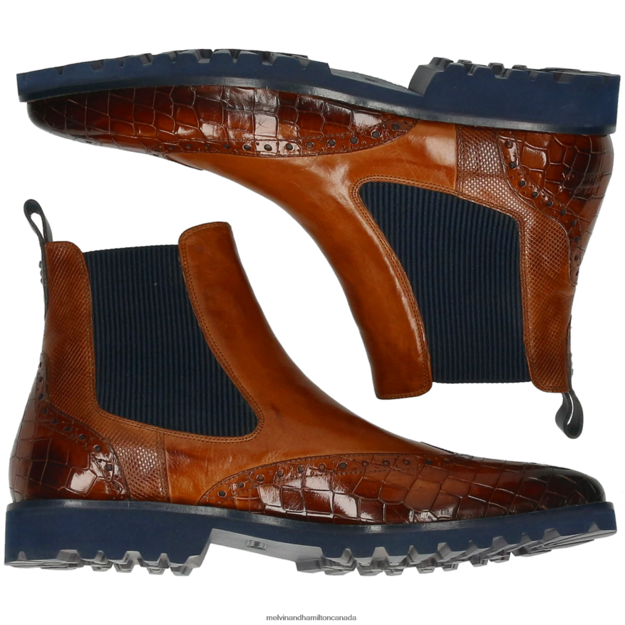 Men Melvin & Hamilton Brown Emil 9 Ankle Boots P4V68P52